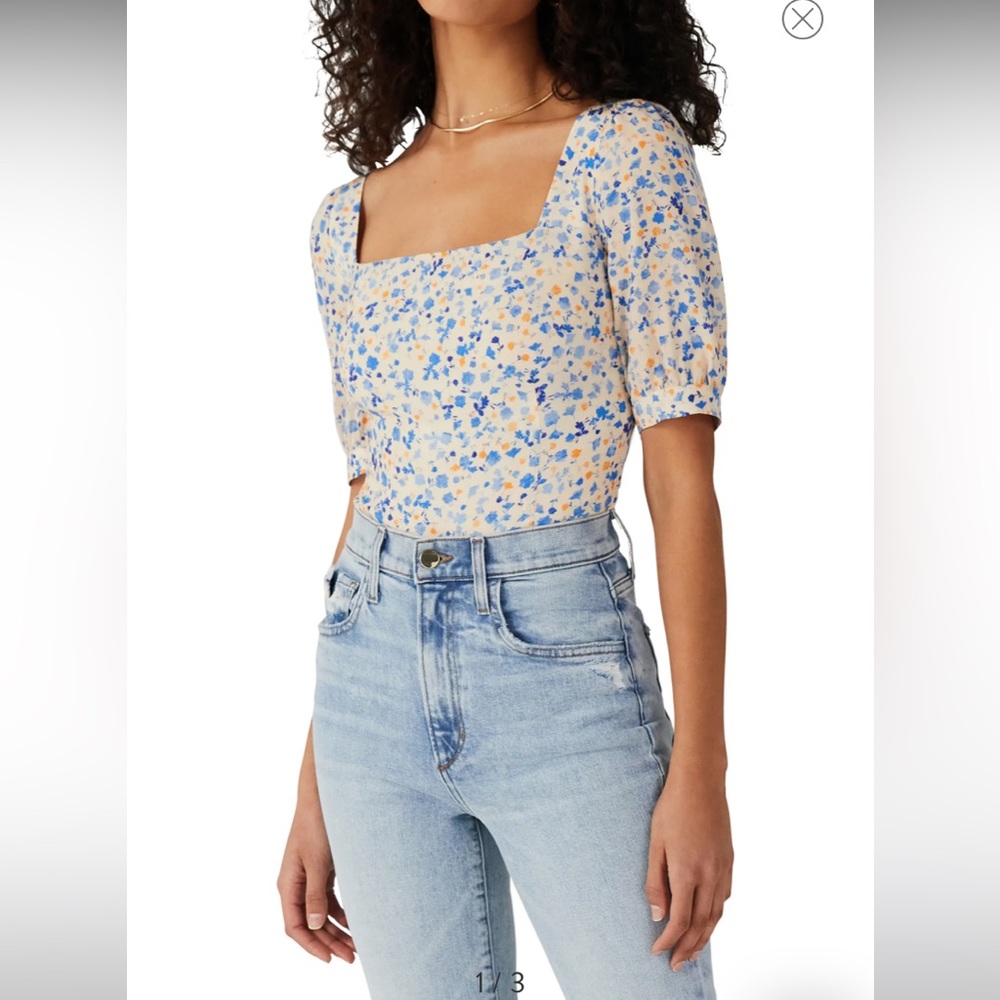 Anthro Favorite Daughter The One That Got Away Blouse Size Small